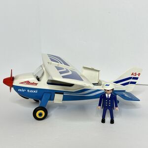 Playmobil 7590 Classic Edition Air Taxi The Albatros Taildragger Airplane Pilot
